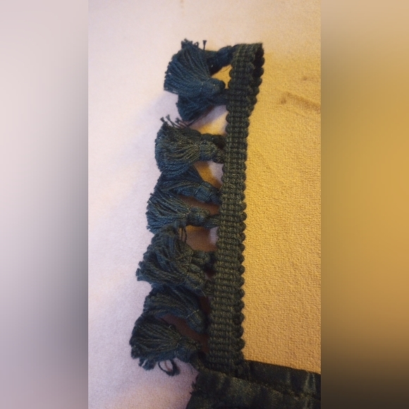 New Toilet paper holder with black tassels. Can make custom colors and straps. - Picture 2 of 3